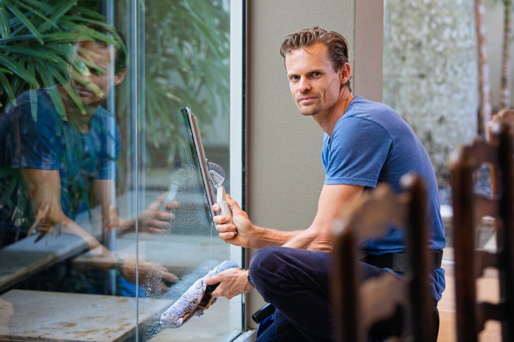 window glass cleaning